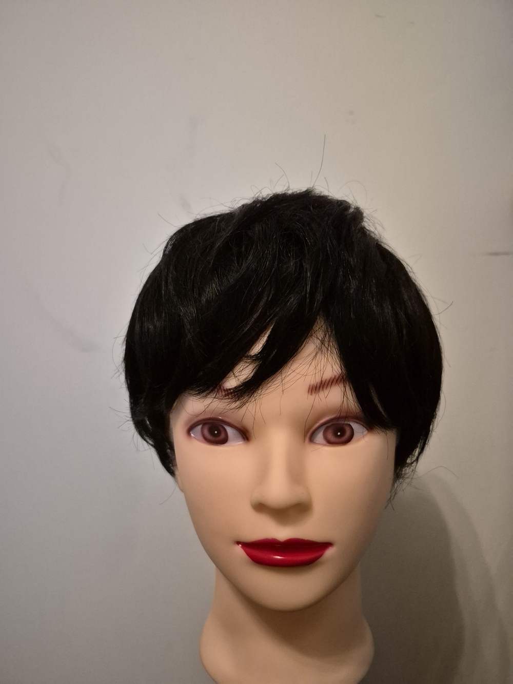 Black Human Hair Short Pixie Wig